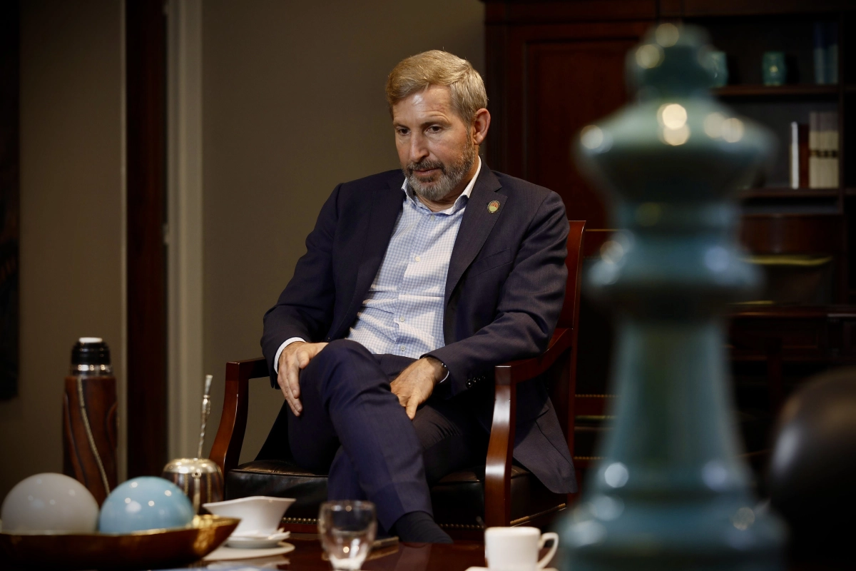 El gobernador Rogelio Frigerio. Imagen: La Nación
